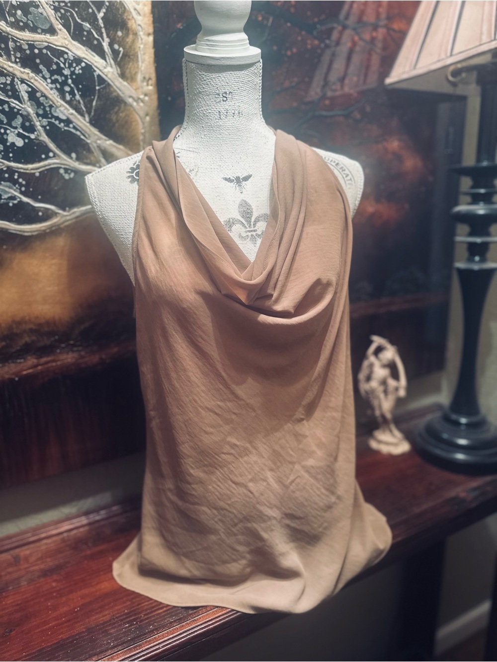 Banana Republic Draped Cowl Neck Camisole -size 12